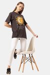 Lounge Dreams Cotton T-Shirt - Charcol Grey — thumbnail 6